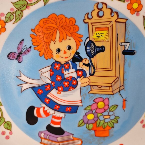Raggedy Ann 1978 Mother's Day Collector Plate In Box Schmid 3rd Edition - Picture 5 of 11